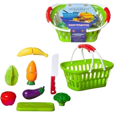 Игровой набор ABtoys Помогаю маме Продукты для резки на липучках 15 предметов PT-01536