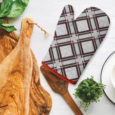 Прихватка-рукавица рогожка 18х28 "Унисон" рис 30196-3