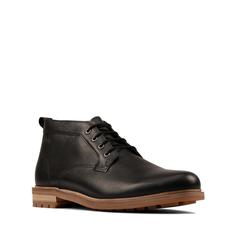 Ботинки мужские Clarks Foxwell Mid 26151341 черные 44.5 EU