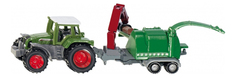 Коллекционная модель Siku Трактор с измельчителем древесины 1:87