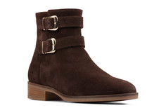 Полусапоги женские Clarks Pure Mid 26152945 коричневые 38 EU
