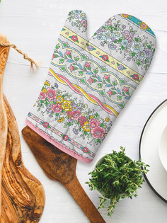 Прихватка-рукавица Романтика 18х28 "Романтика" Полевые цветы рис 30077