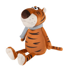 Мягкая игрушка Maxitoys Luxury, Тигр Вова в Шарфе, 21 см MT-MRT022120-21