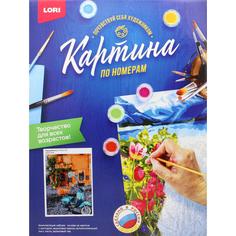Набор Lori Картина по номерам на картоне "Город Веспа"