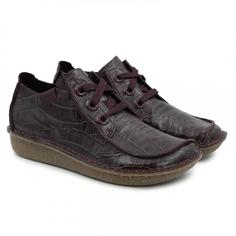 Полуботинки женские Clarks Funny Dream 26151068 бордовые 37 EU