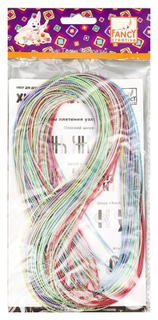 Нитки Fancy Creative для плетения ​Металлик 80 см 24 шт