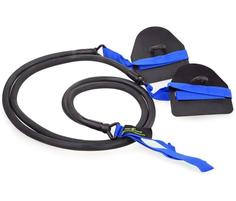 Тренажер для тренировки гребка MadWave Dry Training с лопатками (Синий)