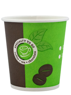 Стакан бумажный HUHTAMAKI 1-сл дл/гор.напитков COFFE-TO-GO 100мл D62 мм 50шт ОП-SP4С
