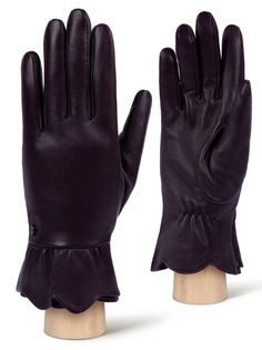 Перчатки женские Eleganzza IS5077 темно-сливовые р.7