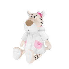 Мягкая игрушка Maxitoys Luxury, Белая Тигрица в Белой Шубке, 20 см MT-MRT022110-20