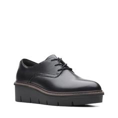 Полуботинки женские Clarks Airabell Tye 26163335 черные 37 EU