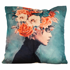 Декоративная подушка, льняная наволочка, 45х45 см, 5 sisters 5S-PILLOW-311