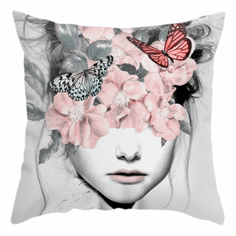 Декоративная подушка, цвет белый, 45х45 см, 5 sisters 5S-PILLOW-314