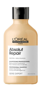 Шампунь LOreal Professionnel Absolut Repair Gold для очень поврежденных волос, 300 мл