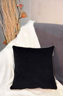 Наволочка Sofi De MarkO Нав-Ш05-45х45 Шарлота (черная) 45х45