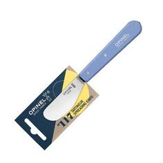 Нож для масла Opinel №117, деревянная рукоять, блистер, нержавеющая сталь, синий