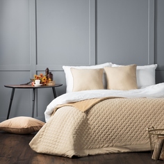 Покрывало с наволочками "Каспиан" 02-220-02 Бежевый 230x250 см PASIONARIA