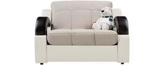 Кресло тканевое Мадрид Velure бежевый (Велюр + Экокожа) D1 Furniture