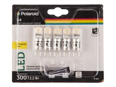 Лампочка Polaroid G4 2.8W 12V 4000K 300Lm 5шт 1CSC20004545