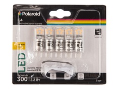 Лампочка Polaroid G4 2.8W 12V 3000K 300Lm 5шт 1CSC20004544