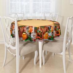 Скатерть "Сирень" круглая; СКГБ006-18696; 145Q