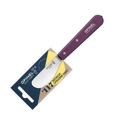 Нож для масла Opinel №117, деревянная рукоять, блистер, нержавеющая сталь, сливовый