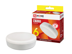 Лампочка In Home LED-GX53-VC 6W 230V 3000К 540Lm 4690612030777