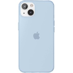 Чехол Deppa Gel Plus iPhone 13 голубой-прозрачный (87932)