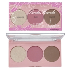 Палетка для контуринга лица Landa Branda Трио Sunny Day тон 92