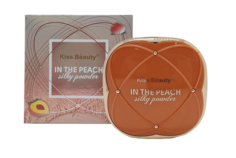 Двойная пудра для лица с матовым покрытием Kiss Beauty In The Peach Silky Powder тон #2