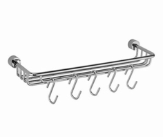 WasserKRAFT Donau K-9415 Полка-корзина с крючками