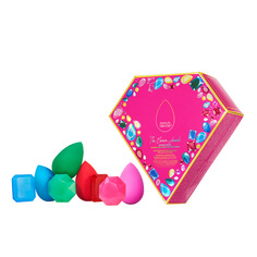 Подарочный набор Beautyblender The Crown Jewels очищающее мыло 4 шт + спонж 4 шт