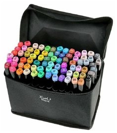 Маркеры для скетчинга Двусторонние Набор профессиональных маркеров 60 шт Touch