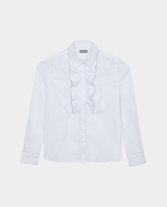 Белая блузка Gulliver 220GSGC2214, размер 164