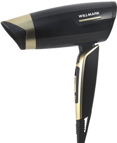 Фен WILLMARK WHD-220F Black/Gold