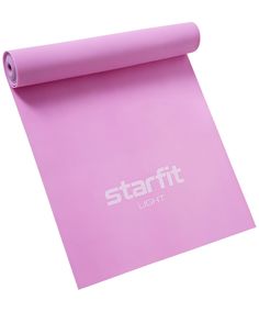 Лента для пилатеса Starfit Core Es-201 1200*150*0,35 мм, розовый пастель