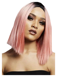 Нежно-розовый парик "Кайли" Fever