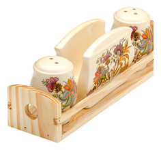 Набор для специй LORAINE 4 пр. на подставке LR (36)