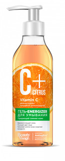 Гель-energizer для умывания Фитокосметик, C+Citrus, для сияния кожи, 240 мл Fitoкосметик