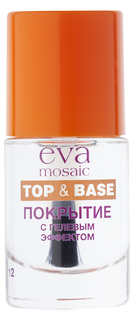 Покрытие для закрепления лака Eva Mosaic Покрытие с гелевым эффектом, 10 мл
