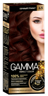 Краска для волос SVOBODA GAMMA Perfect color сочный гранат 6,5, 50гр