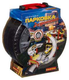 Игровой набор Bondibon Парковка Шина двухуровневая ВВ4073