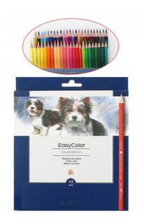Карандаши цветные "Easycolor", 48 цветов Bruno Visconti