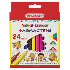 Фломастеры Пифагор Эники-беники, 24 цвета