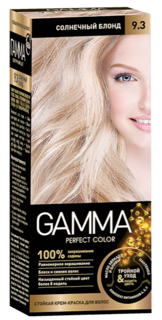 Краска для волос SVOBODA GAMMA Perfect color солнечный блонд 9,3, 50гр