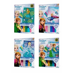 Набор Для Творчества Disney Frozen Аппликация Из Фольги Эльза И Анна 4 Вида Origami