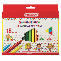 Фломастеры Пифагор Эники-беники, 18 цветов