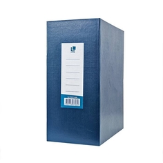 Короб архивный "Lite", бумвинил, 140 мм, цвет синий ФАРМ