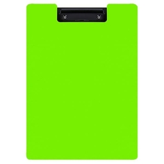 Планшет inФОРМАТ, формат А4, с зажимом, с крышкой, цвет черно-зеленый ФАРМ