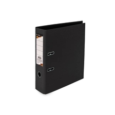 Папка-регистратор, PVC, формат А4, 75 мм, inФОРМАТ, цвет черный ФАРМ